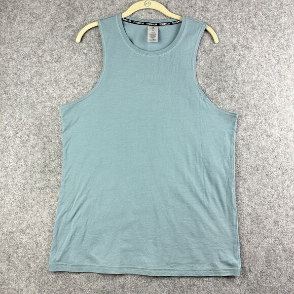 Ryderwear Limitless Baller Tank Shirt Men M Blue Performance Athleisure Workout - Picture 1 of 11
